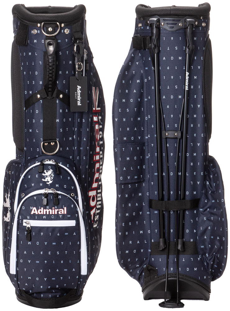 Admiral Golf（アドミラルゴルフ） スタンドキャディバッグ モノグラム