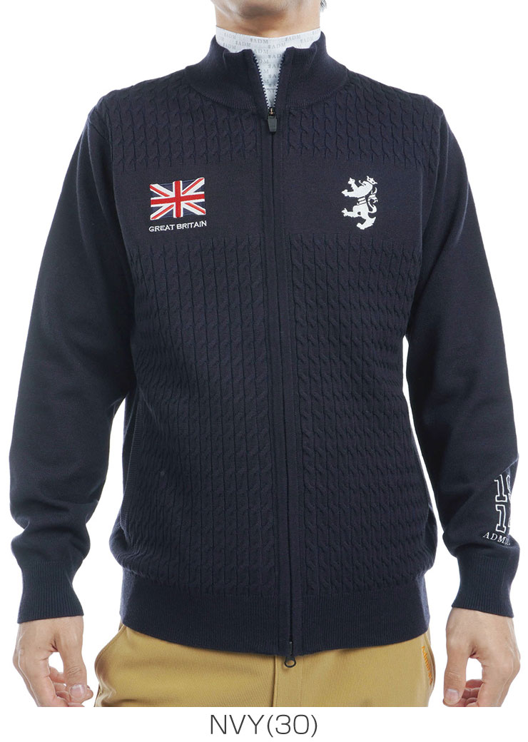 Admiral Golf（アドミラルゴルフ） フラッグ フルジップ ニット