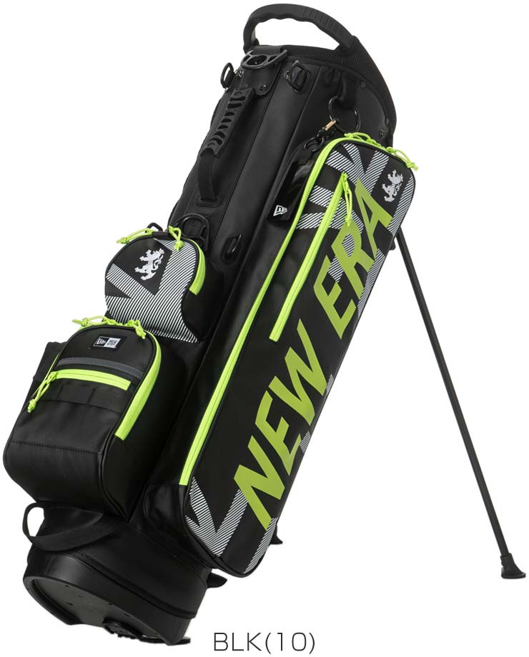 アドミラル Admiral NEW ERAコラボ スタンドキャディバッグ　美品 Admiral Golf アドミラルゴルフ ニューエラ コラボ スタンド
