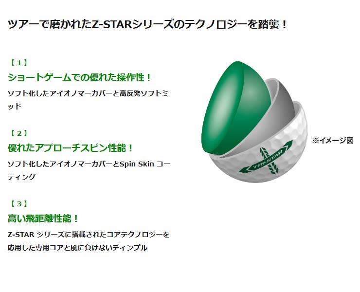 SRIXON 無料オウンネーム対応・3ダース価格 スリクソン TRI-STAR