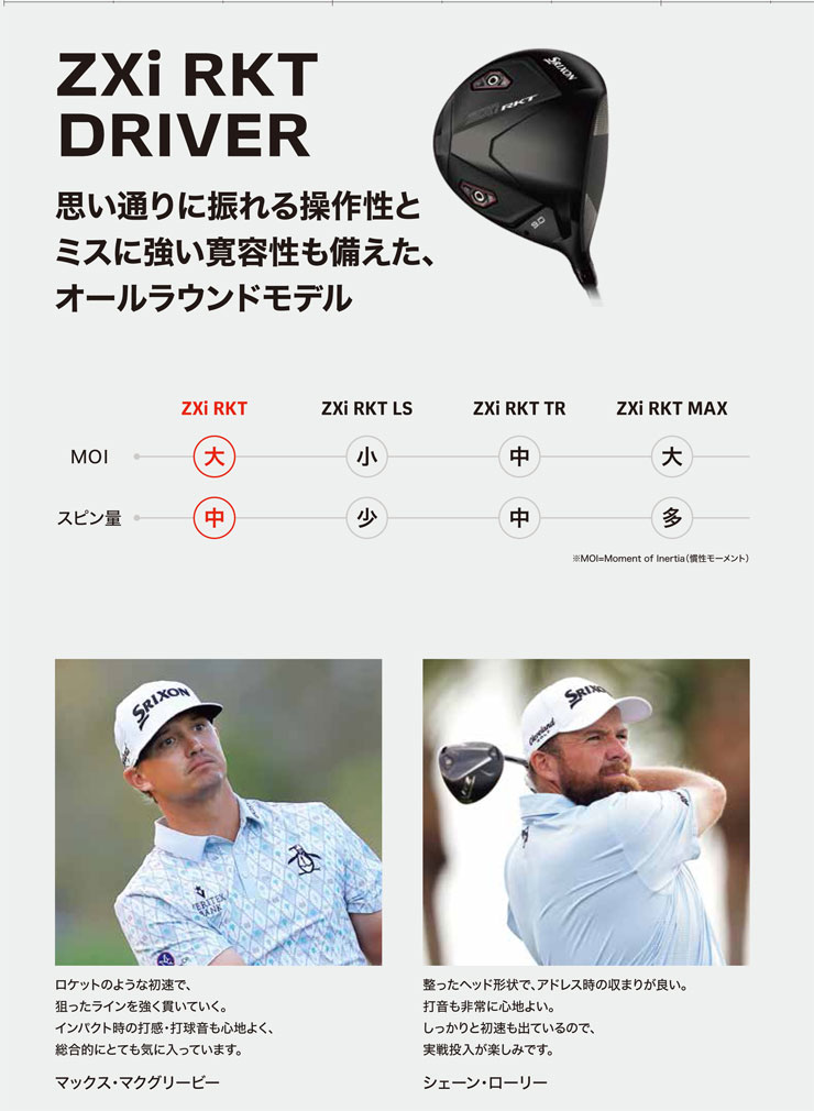 ZX（スリクソン） 20％OFFクーポン対象 スリクソン ZXi RKT ドライバー
