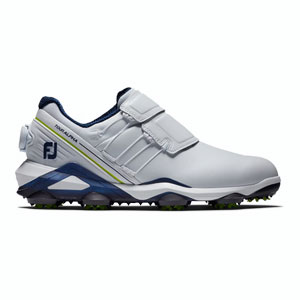 フットジョイ ツアーアルファ BOA ゴルフシューズ メンズ ウィズ：W ホワイト/ネイビー 55549 FootJoy（フットジョイ） ツアーアルファ BOA ゴルフシューズ メンズ