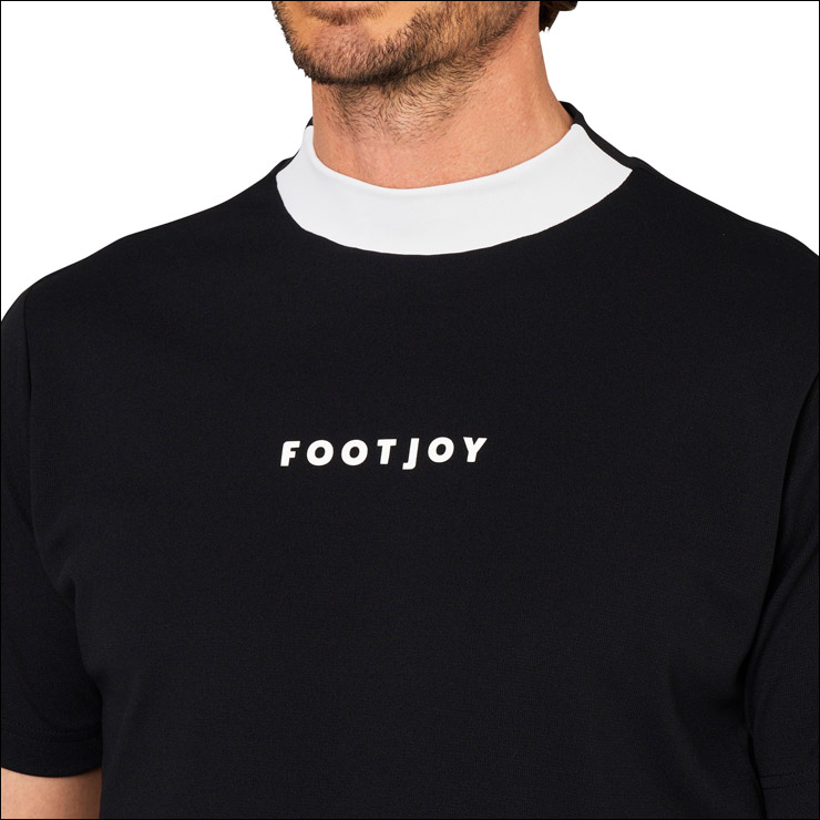 FootJoy フットジョイ バイカラー モックネック 半袖シャツ