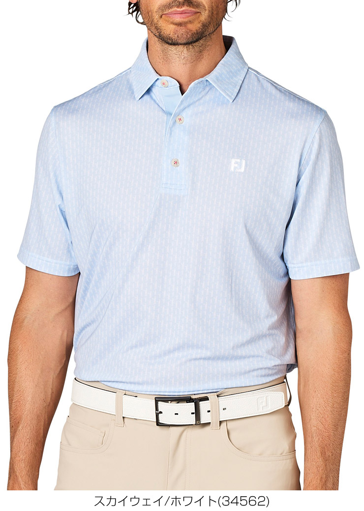 FootJoy フットジョイ プレイヤーズフィギュアプリント 半袖