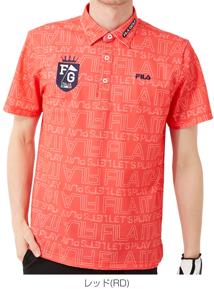 フィラゴルフ メンズ ゴルフウェア タイポグラフィプリント 半袖ポロシャツ 742-603 2022年春夏モデル M-LL :FL22S742603: ゴルフレンジャー - 通販 - Yahoo!ショッピング
