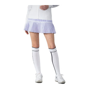 ルコックスポルティフ ゴルフ レディース ウェア RIJOUME レース切替 プリーツスカート QGWVJE11 2023年春夏モデル le coq sportif GOLF（ルコックスポルティフ ゴルフ） ルコック