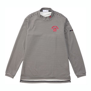 ルコックスポルティフ 長袖ハイネック【ブラック/ボーダー/LL】新品！ le coq sportif GOLF ルコックスポルティフ ゴルフ ストレッチ