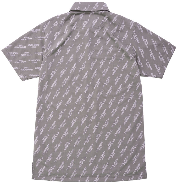 美品 ❗️WAAC ワック3/L 半袖 ポロシャツ ボタンダウン グレー メンズ le coq sportif GOLF ルコックスポルティフ ゴルフ メンズ