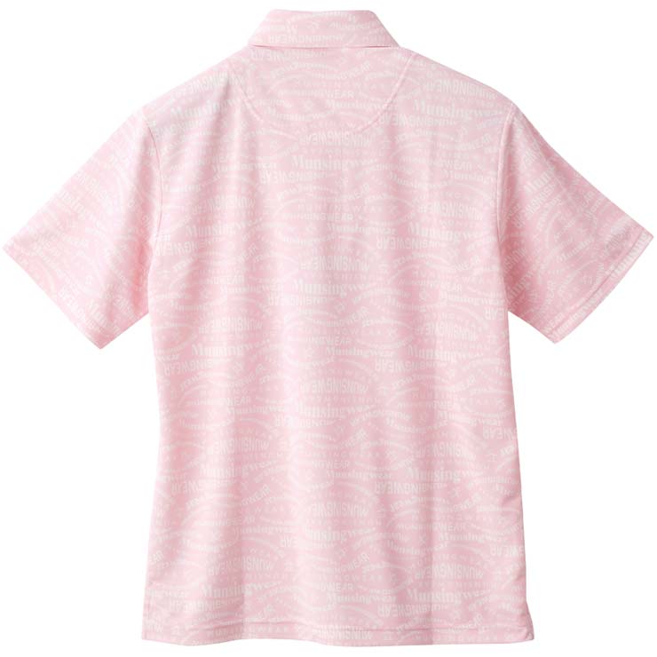 Munsingwear マルチカラー ポロシャツ L Munsingwear マンシングウェア サンスクリーン マルチロゴ総柄