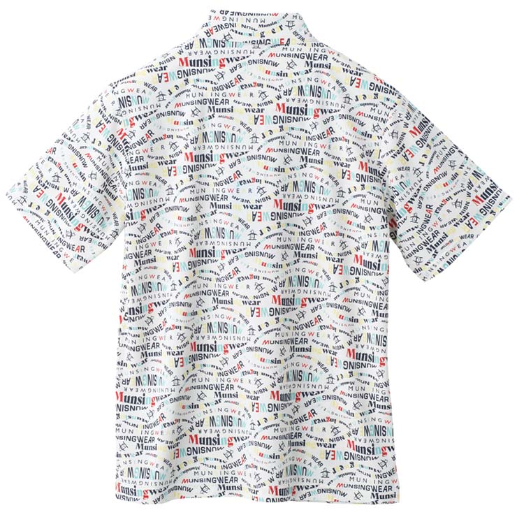 Munsingwear 緑と白ストライプ ポロシャツ 中古 レディース マンシングウェア Munsing wear 半袖ポロシャツ
