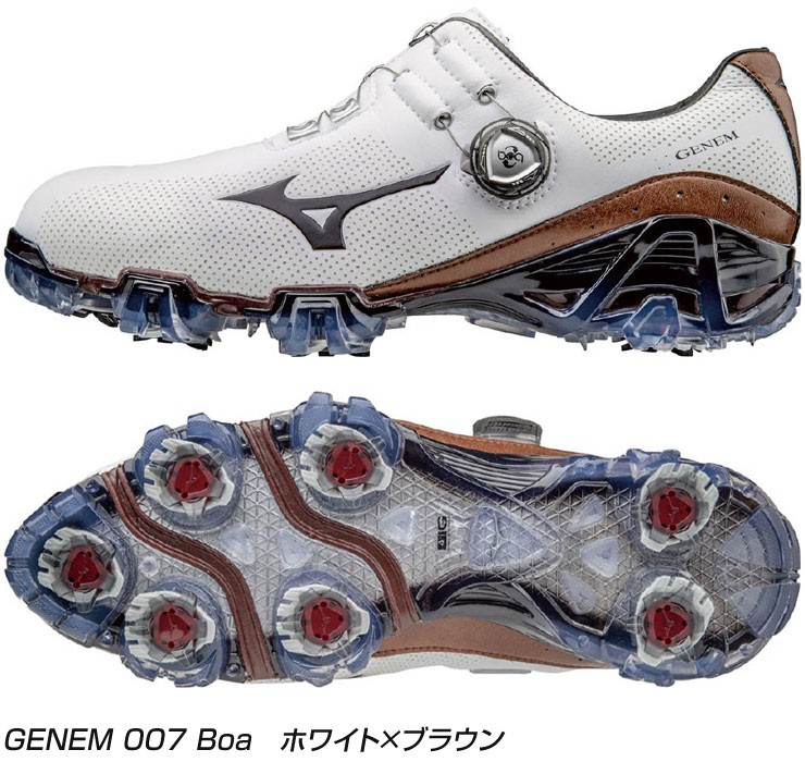 ミズノ MIZUNO ジェネム 007 ボア 3E メンズ ゴルフシューズ 51GM1700