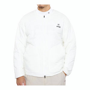 新品タグ付き　ピン ゴルフウェア 中綿ジャケット　Sサイズ　ホワイト PING ピン ゴルフウェア 中綿ジャケット ホワイト｜Yahoo!フリマ（旧