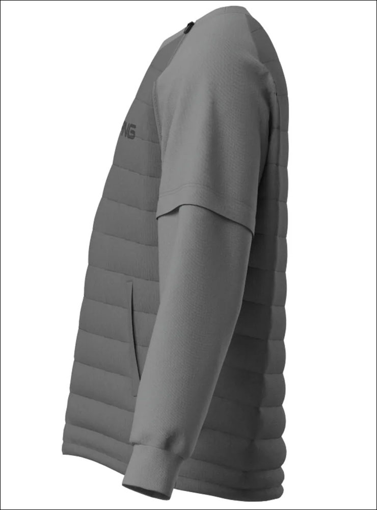 新品 ピン ゴルフ 中綿 半袖 ブルゾン ストレッチ 総柄 スニード LL PING（ピン） ゴルフ 長袖 2WAY ハイブリッド 中綿 スニードブルゾン