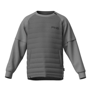 新品 ピン ゴルフ 中綿 半袖 ブルゾン ストレッチ 総柄 スニード LL PING（ピン） パフォーマンスアパレル 2WAYハイブリッド 中綿 スニード