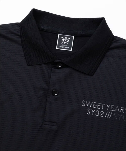 SY32 by SWEET YEARS ポロシャツ 半袖 メンズ ブランド おしゃれ ゴルフ スポーツ SYG-23S24 SY32 by SWEET YEARS（エスワイサーティトゥバイスィートイヤーズ