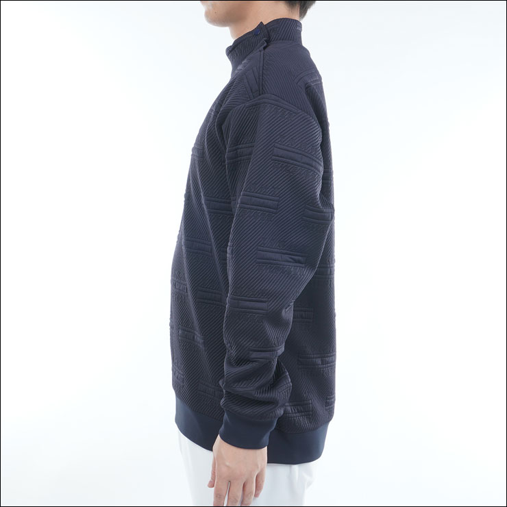 モックネックスウェット【L寸】キャメル　トミーヒルフィガー 　thma575 トミーヒルフィガーゴルフ(TOMMY HILFIGER GOLF) ゴルフウェア