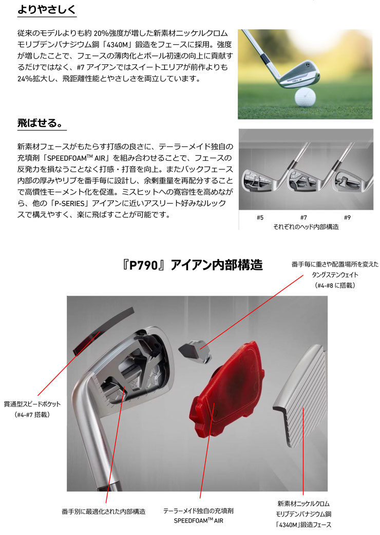 テーラーメード P790 フジクラMCI TaylorMade 10％OFFクーポン対象 特注カスタムクラブ