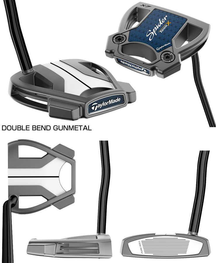TaylorMade - テーラーメイド　スパイダー34インチ　ダブルベント Taylormade Spider TOUR X トゥルーパス ダブルベンド 日本仕様