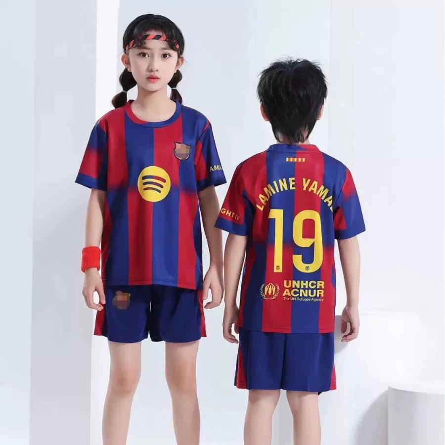 2526スタイル更新 キッズ 子供用 サッカー ウェア 上下着 セットアップ