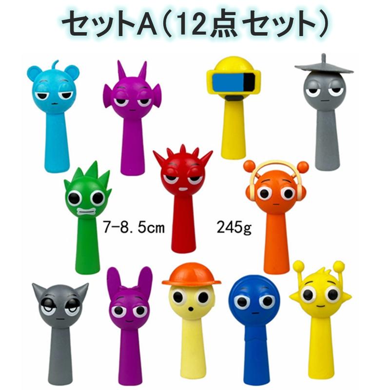 カラフルなキャラクター フィギュアセット 約40体 s01011615043598.jpg