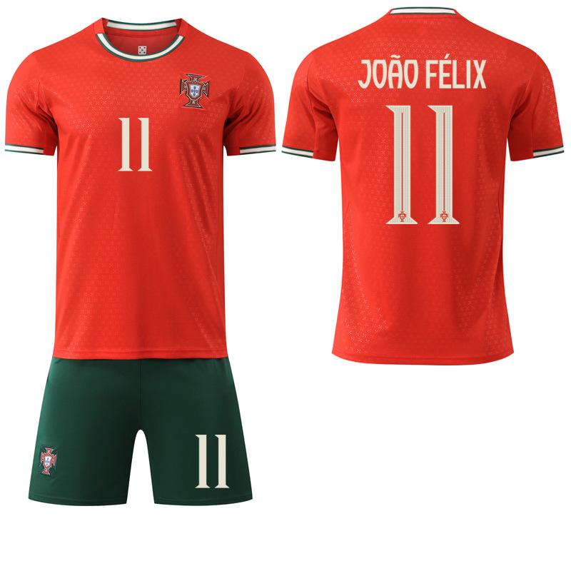 クリスティアーノ・ロナウド サッカージャージ 4点セット 2526クリスティアーノ・ロナウド ポルトガル代表 ユニフォーム キッズ