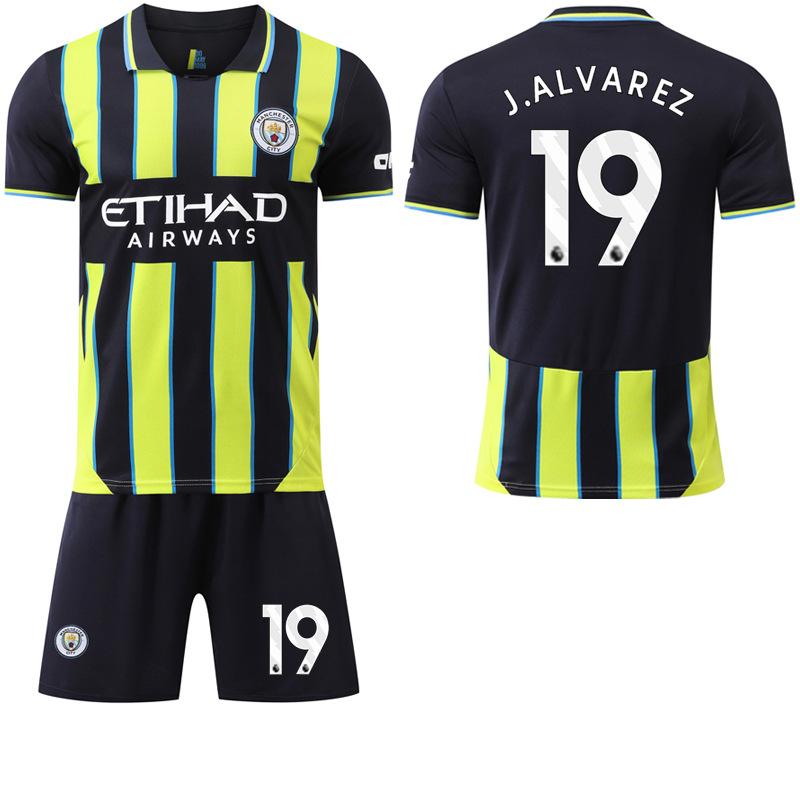 サッカーウェア 子供 大人 2425マンチェスター・シティのアウェイ
