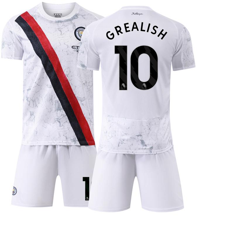 マンチェスター・シティ 25/26 アウェイ 長袖 ユニフォーム ハーランド 9 サッカーウェア 子供 大人 2526マンチェスター・シティのアウェイ