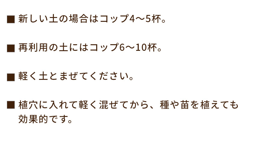 Dr.放線菌の使い方