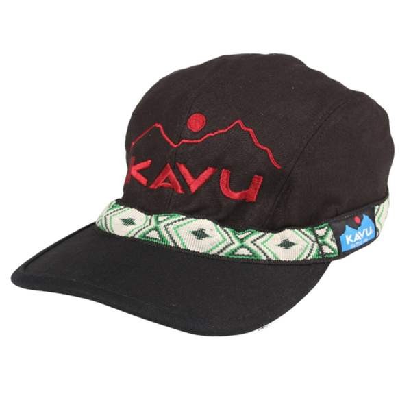 美品 KAVU カブー コットン キャップ 帽子 日本製 KAVU カブー エンブロイダリー ストラップキャップ 限定 帽子