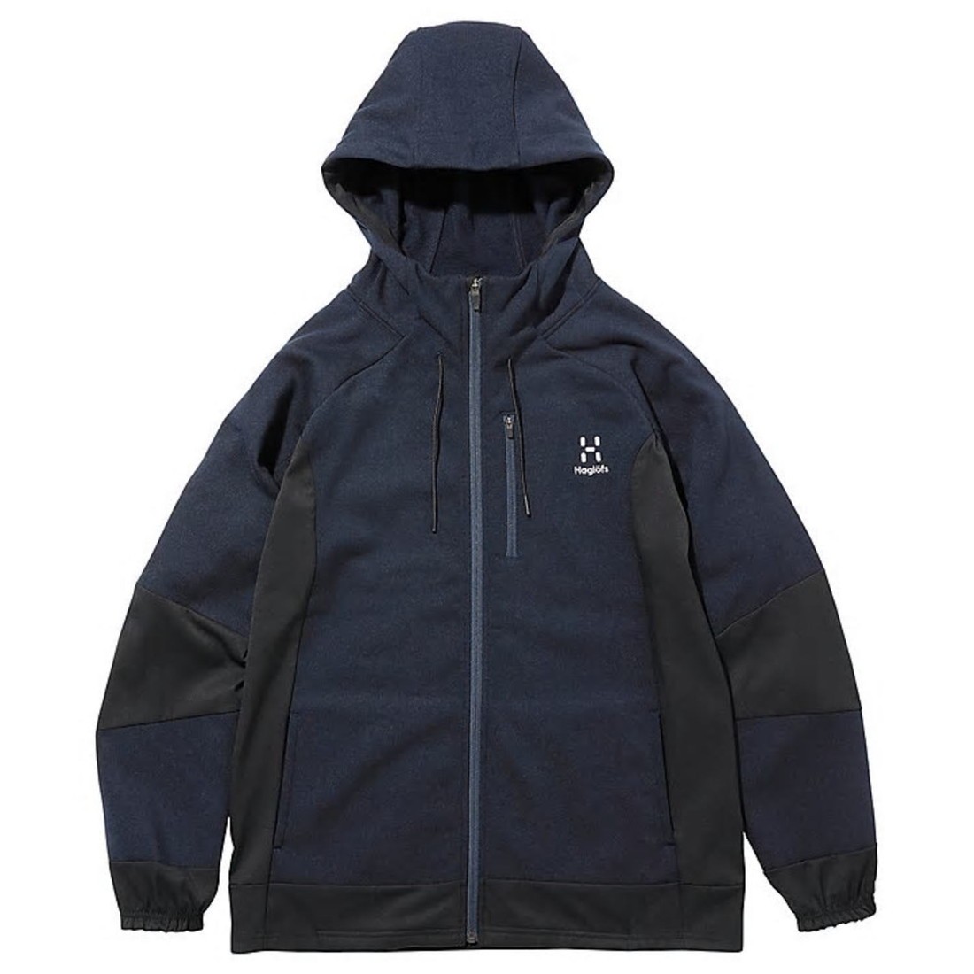 HAGLOFS（ホグロフス） ハイブリッド パーカー メンズ フード