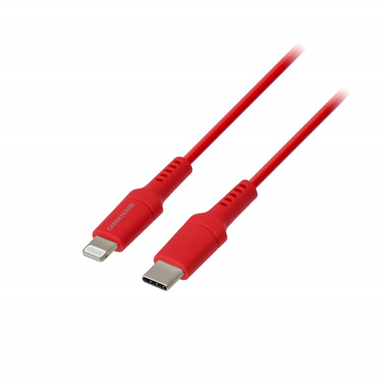 GREEN HOUSE（グリーンハウス） ライトニングケーブル 1m USB Type-C