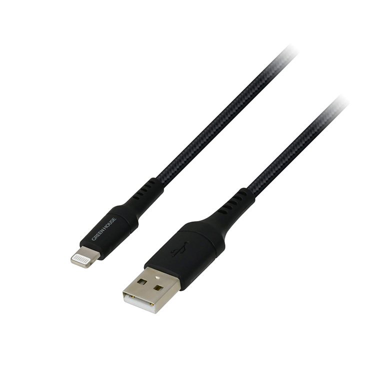 強靭ライトニングケーブル 2m USB Type-A to Lightning MFi認証 充電 デ...