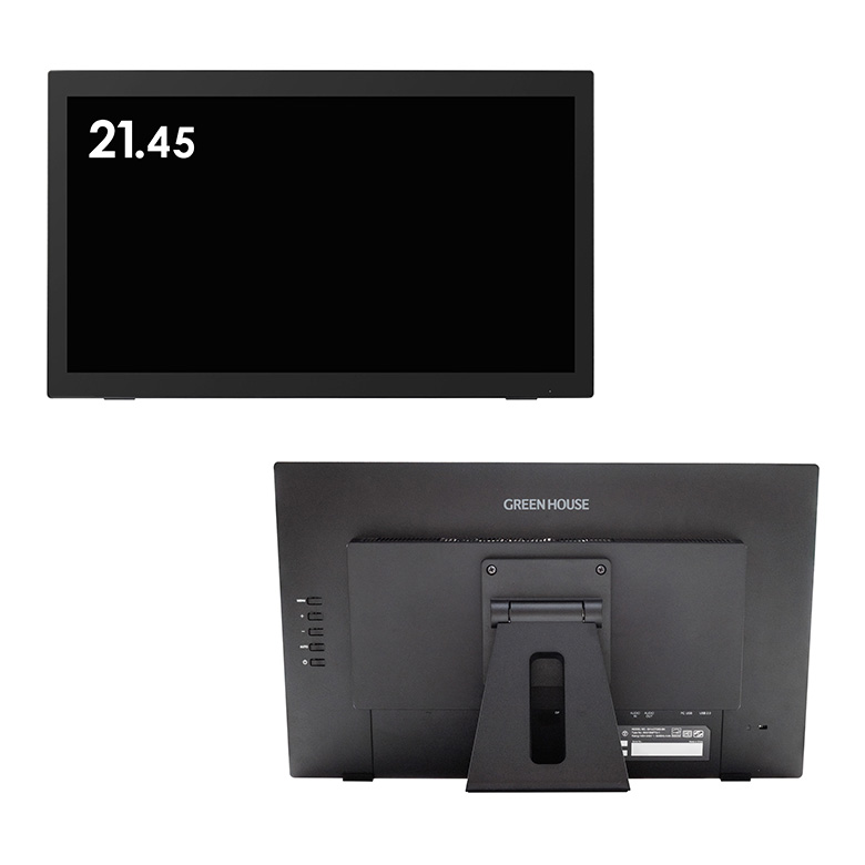GREEN HOUSE（グリーンハウス） タッチパネルモニター 小型 モニター