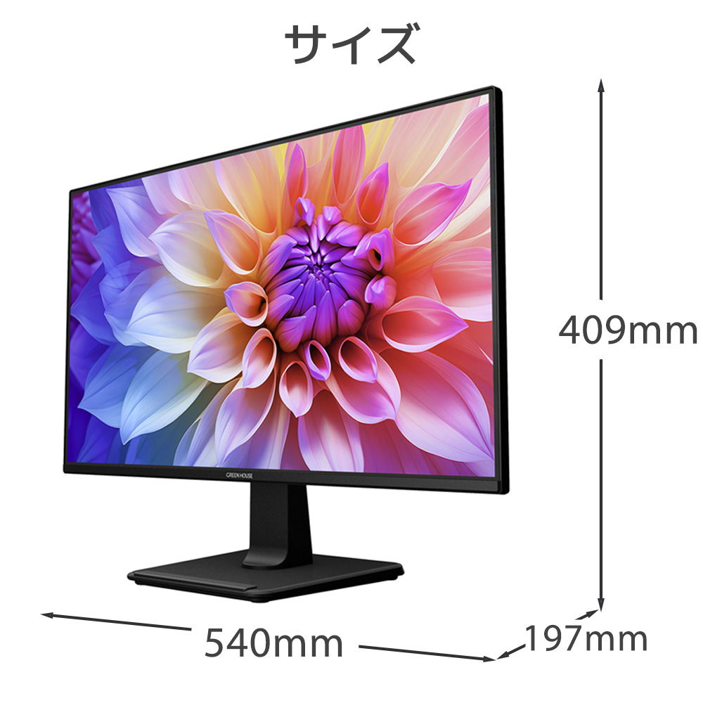 GREEN HOUSE（グリーンハウス） 液晶ディスプレイ 23.8インチ USB Type