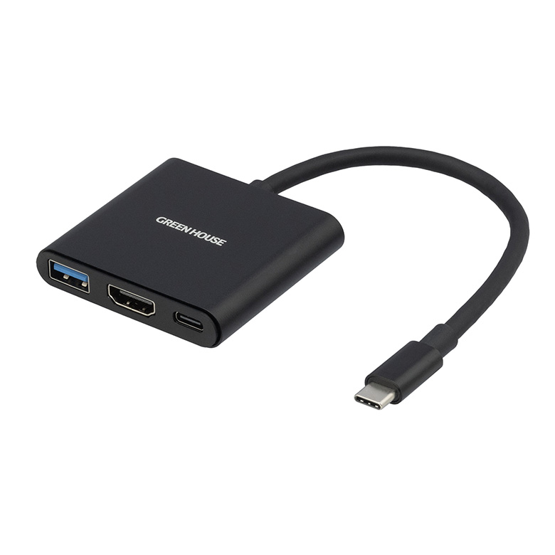 GREEN HOUSE（グリーンハウス） USB Type-C ハブ 映像出力 ドッキング