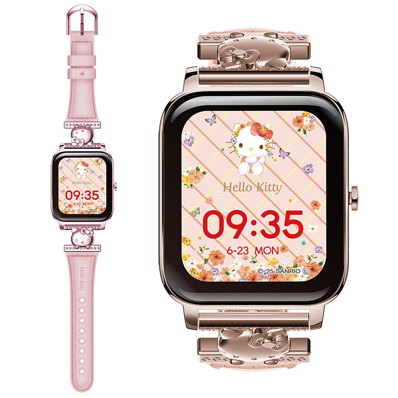 【美品】グリーンハウス サンリオ スマートウォッチ ハローキティ GREEN HOUSE（パソコン） サンリオ スマートウォッチ アプリ通知