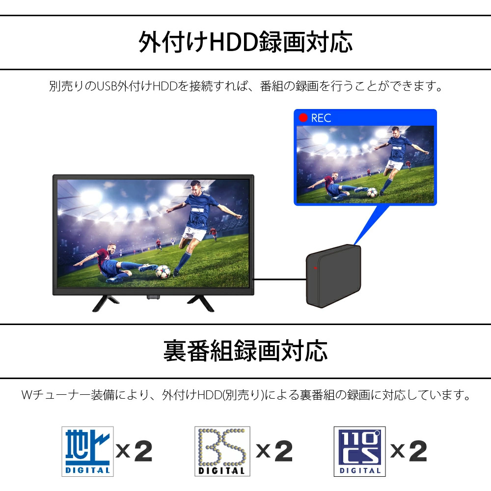 GREEN HOUSE（グリーンハウス） 24V型 テレビ ハイビジョン液晶テレビ