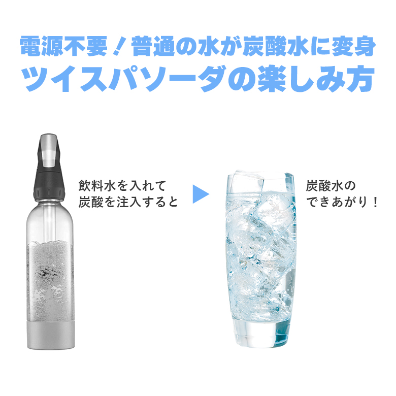 71%OFF!】 新発売 炭酸ミストシャワ- 加圧浸透式 炭酸水製造キット ⑦