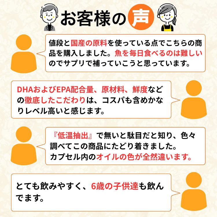 まるごと青魚,お客様の声