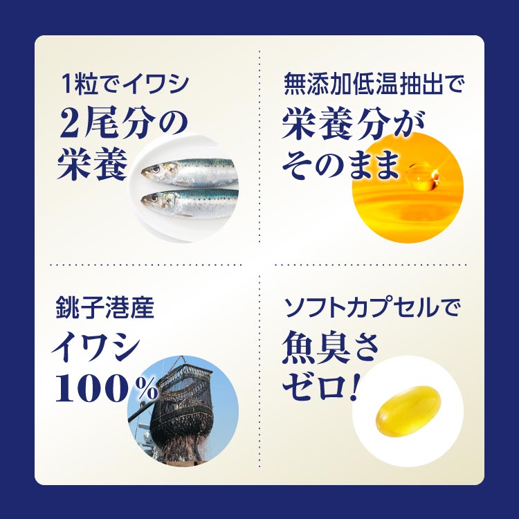 DHA EPA オメガ3 まるごと青魚 2袋 10%OFF 送料無料 イワシ 生オイル