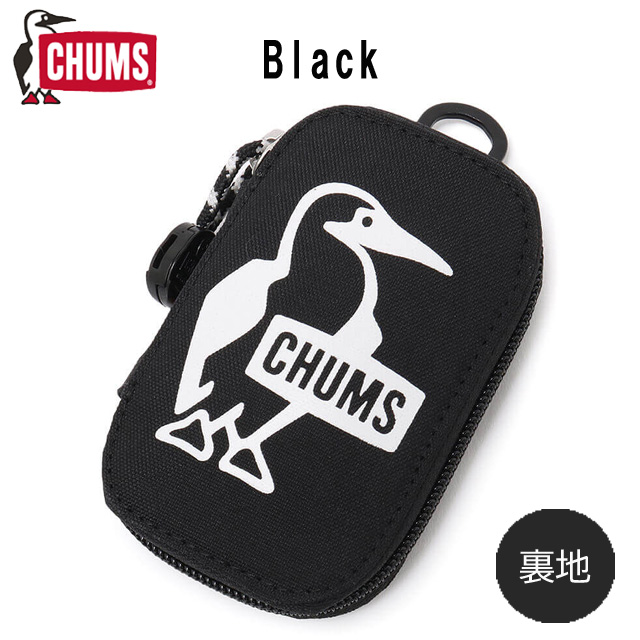 チャムス　CHUMS　リサイクルオーバルキージップケース　スマートキー　小銭　カード　まとめて収納　...