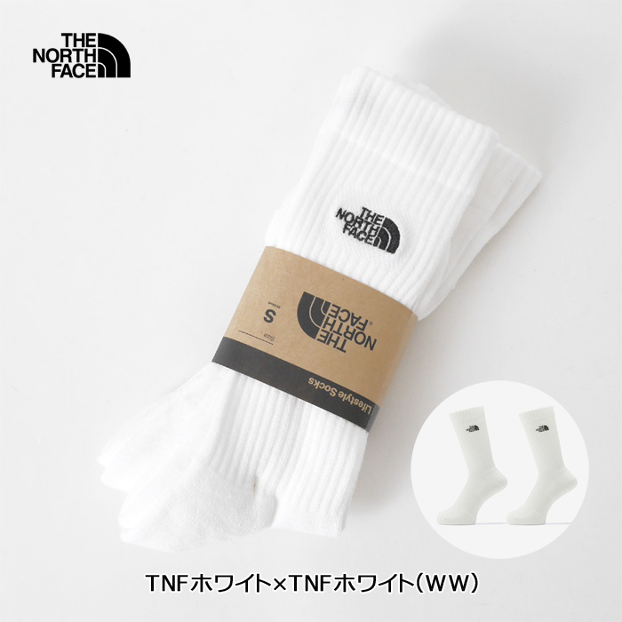 THE NORTH FACE（ザ ノースフェイス） 靴下 2026春夏 TNFロゴ2P クルー