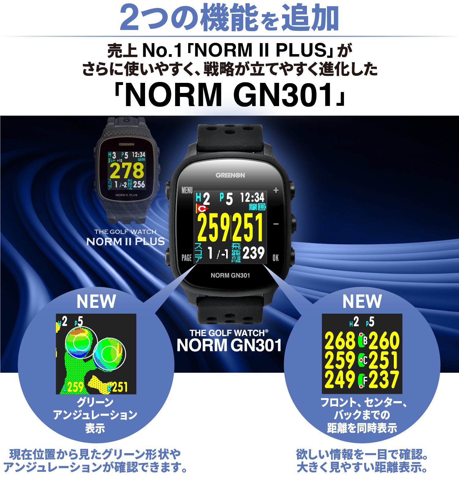 GREENON ゴルフ 距離計腕時計型 グリーンオン『ザ・ゴルフ
