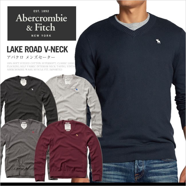 アバクロ セーター アバクロンビー フィッチ Abercrombie Fitch ニットセーター Vネック 長袖 メンズ Am001sl 正規品 本物保証 Am001sl グリーンパンプキン 通販 Yahoo ショッピング