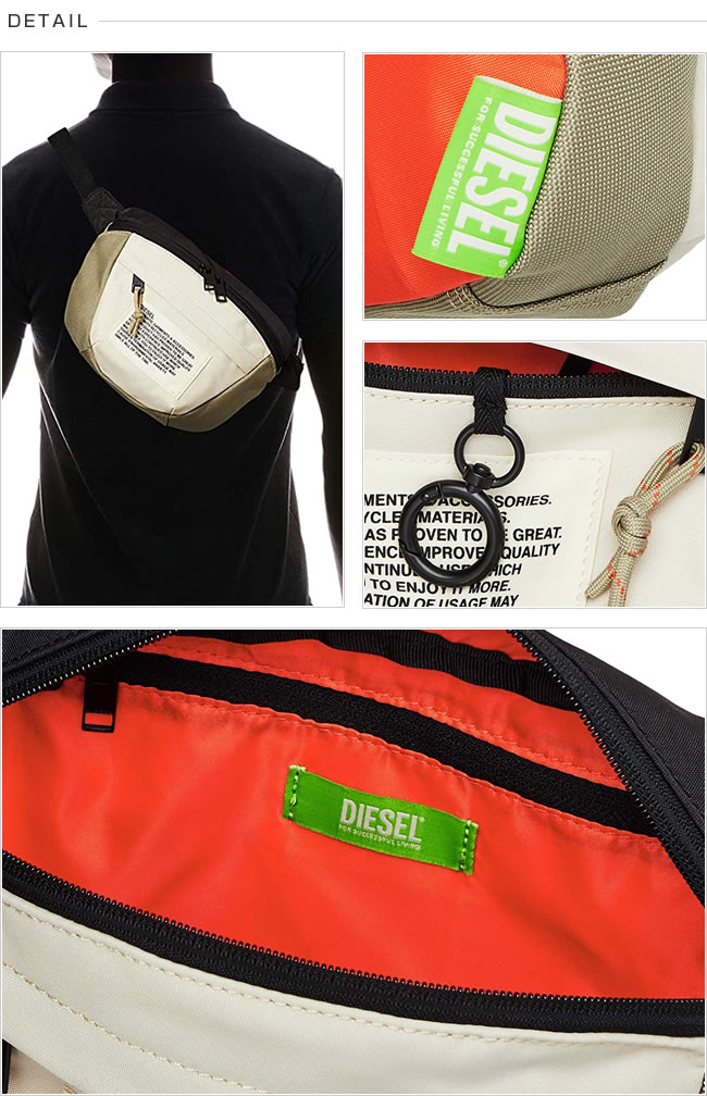 DIESEL ディーゼル クロスボディーバッグ ワンショルダー X07812 DIESEL ディーゼル クロスボディーバッグ ワンショルダー X07812