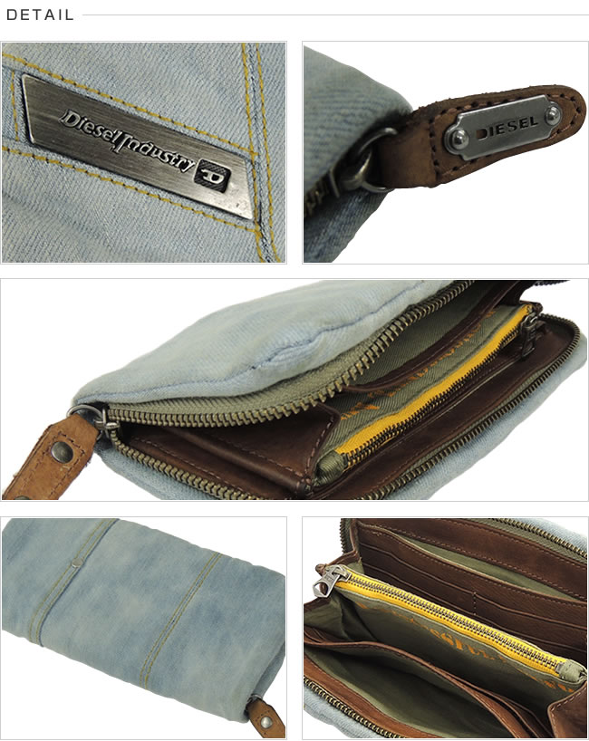 DIESEL ディーゼル 長財布 デニム ロングウォレット DS2710 正規 DIESEL ディーゼル 長財布 デニム ロングウォレット DS2710 正規
