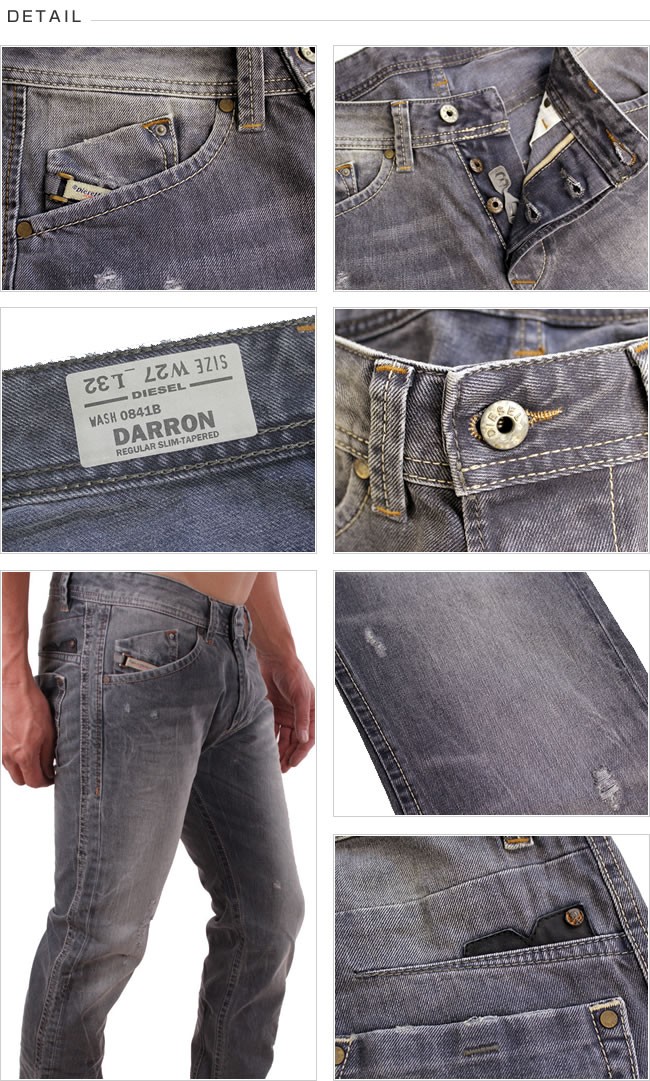 ディーゼル DIESEL デニム ジーンズ パンツ メンズ DARRON 0841B レギュラースリムテーパード DS7358 : ds7358 :  グリーンパンプキン - 通販 - Yahoo!ショッピング