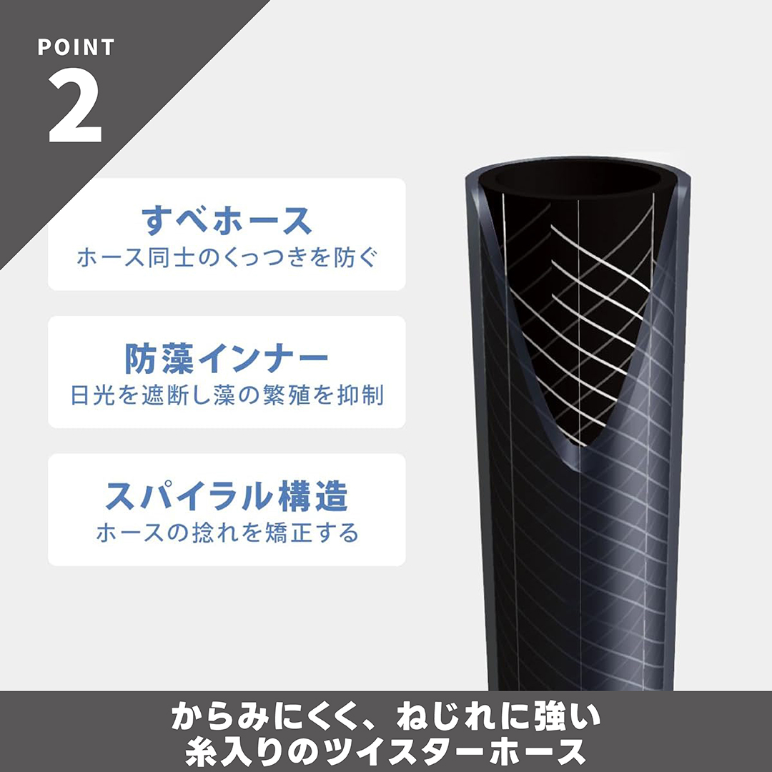 タカギ（takagi） ホース ホースリール 散水ホース 洗車 BOXY