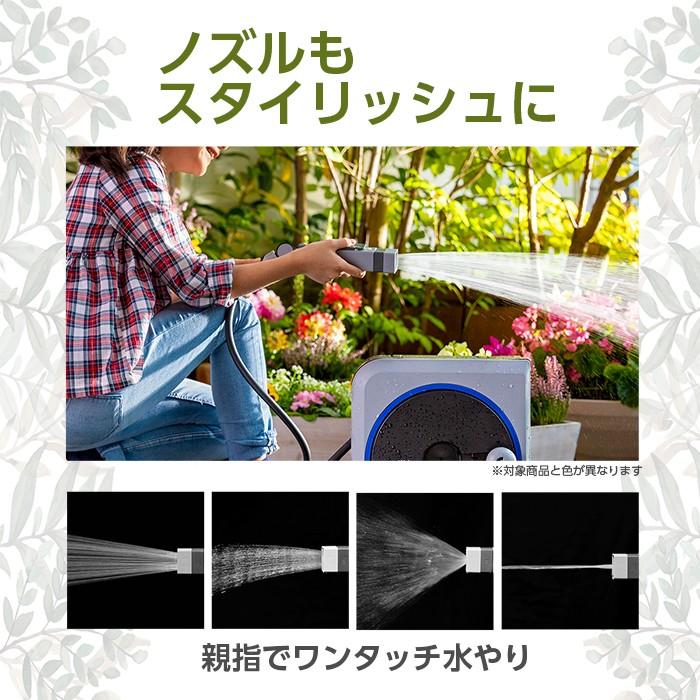 ホース ホースリール 10m 散水ホース 洗車 水道 タカギ NANO NEXT 最小 最軽量 ブラウン RM1110BR 関連画像5