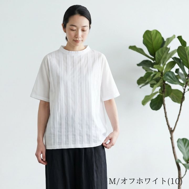 LILASIC（リラシク） ノースオブジェクト シルケット天竺× 麻布帛